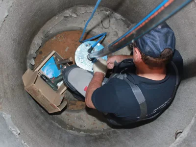 Монтаж скважинного насоса Подключение насоса